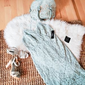 Lulu's mint lace dress